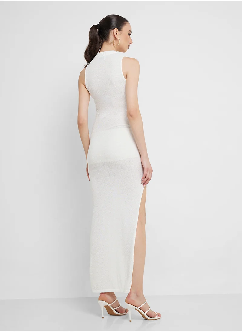 ساندايز Eisha Tie Detailed Maxi Dress