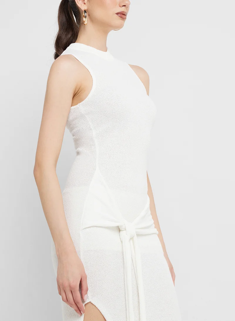 SNDYS Knot Detail Maxi Dress