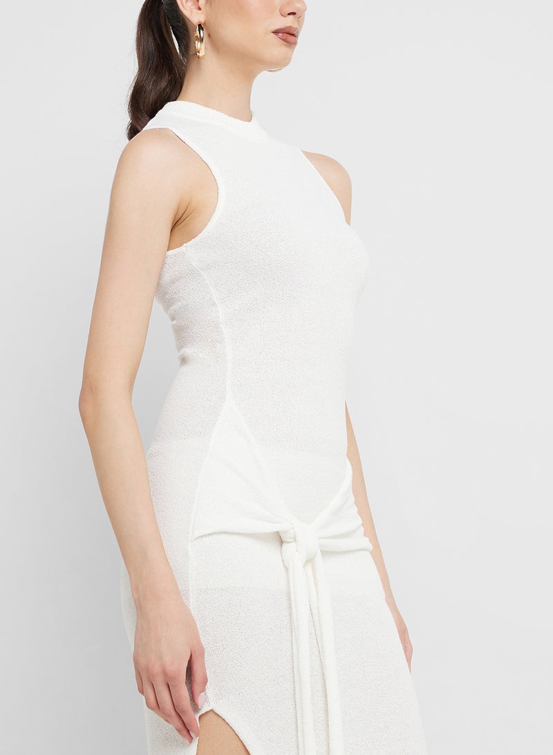 ساندايز فستان ماكسي بعقدة - Image 3