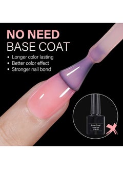 AILLSA AILLSA Short Almond Nail Tips 450PCS Soft Gel Double-sided Matte Nail Tips Clear Pre-Buff Gel Nail Tips No Need Base Coat Press on Nail Tips for Nail Tips Extension 15 Sizes  - Image 3