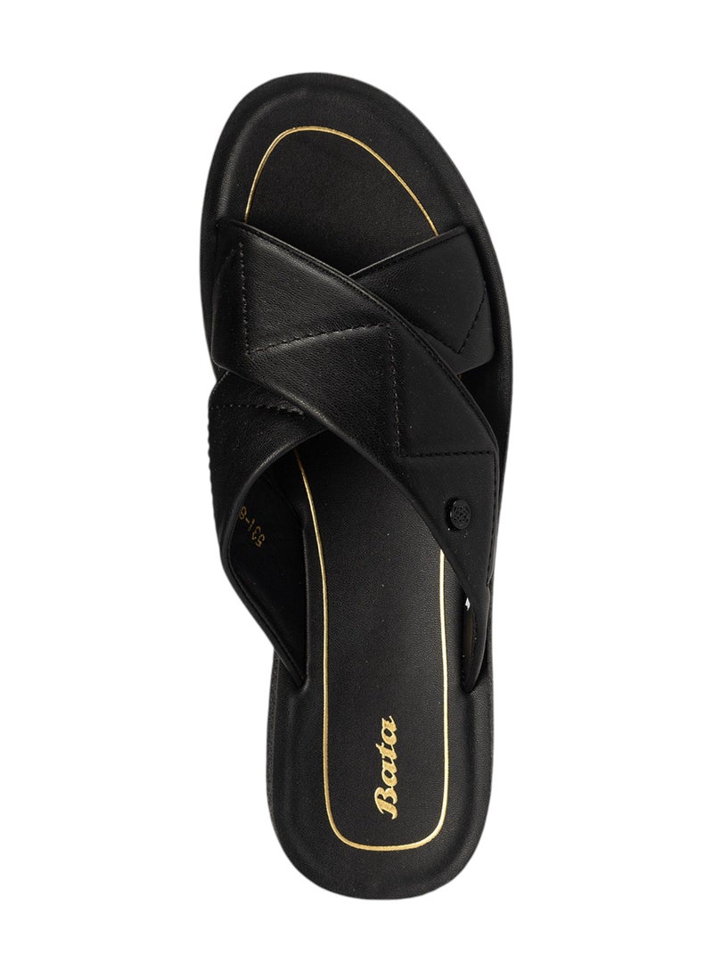 Bata Casual Cross-Strap Slide Sandals - Image 4