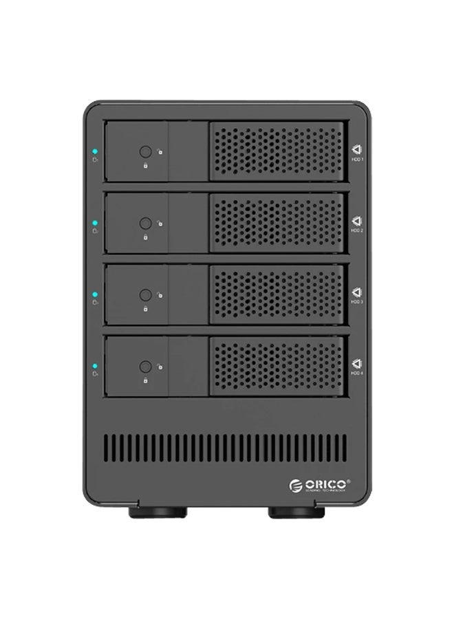 ORICO 9558RU3 5-bay USB 3.0 Type-B Aluminum 3.5 inch SATA HDD Enclosure Storage Hard Disk Box, Support RAID 0 / 5 Mode - Image 3
