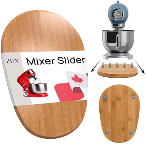 Ibyx Elegant Sliding Tray - Compatible with 5.5 Qt KitchenAid Stand Mixers and Other Heavy Appliances (Natural) - Image 1