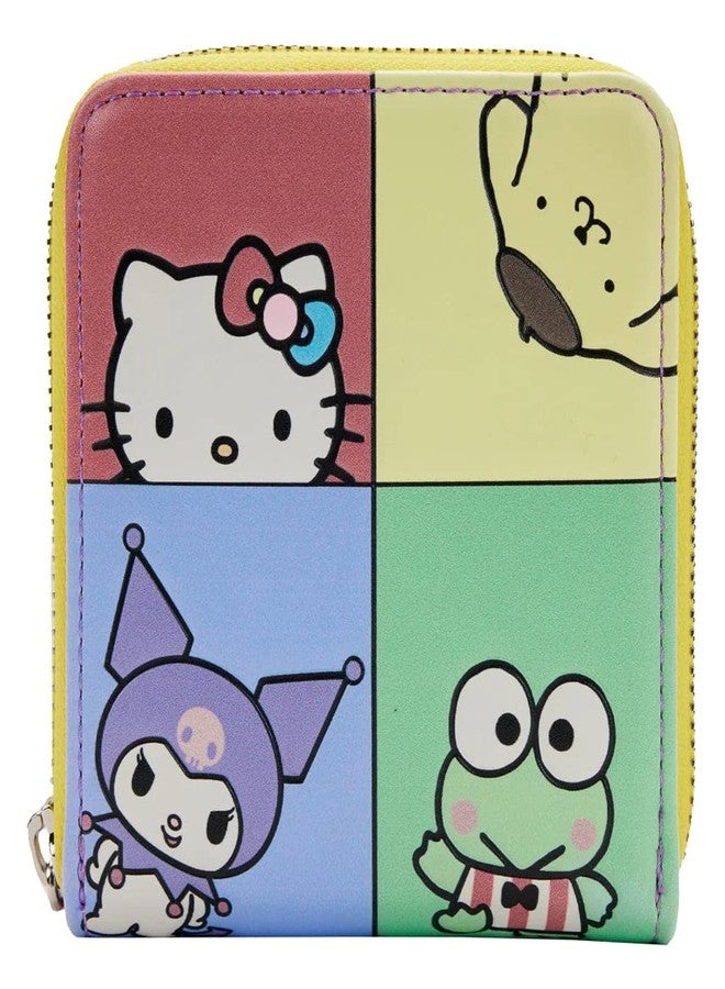 Loungefly Hello Kitty and Friends Color Block Faux Leather Zip Around Wallet - Image 1
