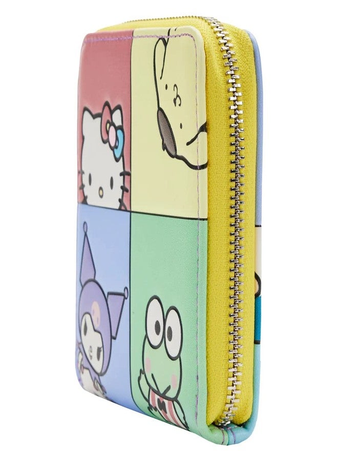 Loungefly Hello Kitty and Friends Color Block Faux Leather Zip Around Wallet - Image 4