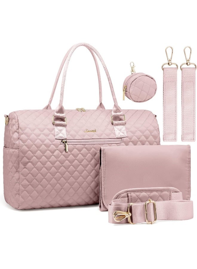 LOVEVOOK Diaper Bag Tote with Pacifier Case and Changing Pad - Image 1