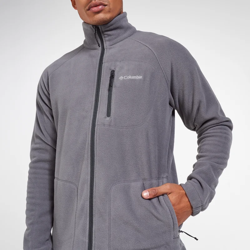 Columbia Grey Men's Fast Trek II Full-Zip Fleece Jacket for Men | Best Price UAE