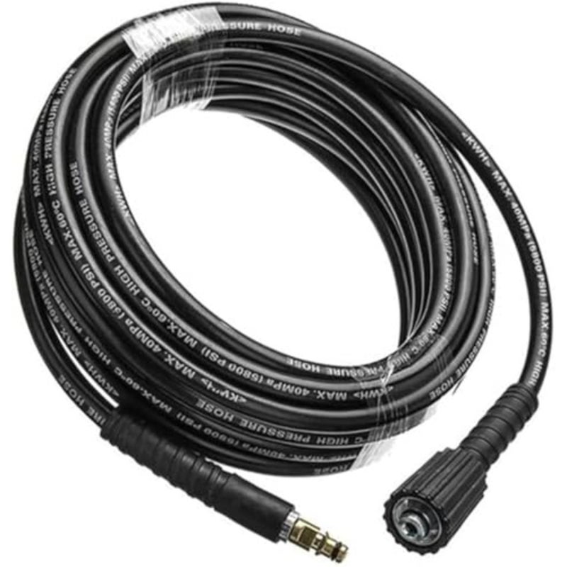 وصلة خرطوم غسالة الضغط العالي 15 متر وفوهة لغسالة الضغط مناسبة لقطع غيار Karcher K2 K3 K4 K5 40Mpa/5800Psi Tyep-1 - Image 1