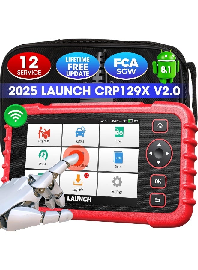 Launch 2025 Launch CRP129X V2.0 OBD2 Scanner  - Image 1
