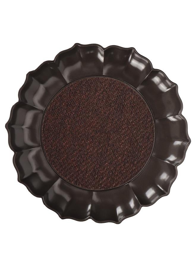 NIBEMINENT Drink Coaster Copper Alloy Anti Slip Easy to Clean Versatile Decorative Cup Mat Pad for Tea Pot Cup Bowl Home Kitchen Lotus  - Image 1