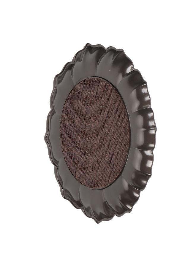 NIBEMINENT Drink Coaster Copper Alloy Anti Slip Easy to Clean Versatile Decorative Cup Mat Pad for Tea Pot Cup Bowl Home Kitchen Lotus  - Image 3