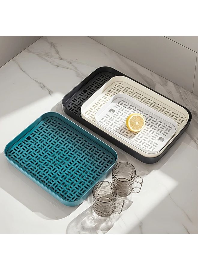 Large Green Double Layer Drainage Dish Rack For Kitchen Sink And Bathroom Storage - Image 3