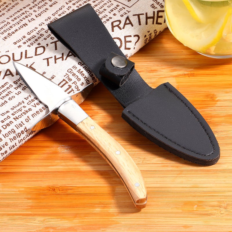 Stainless Steel Shucking Shellfish Scallop Shucker Tool with Carrying Case - Image 5