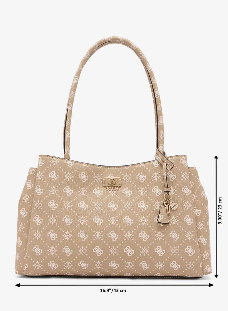 Guess  Emelie Logo Girlfriend Tote Bag for Women | Best Price UAE