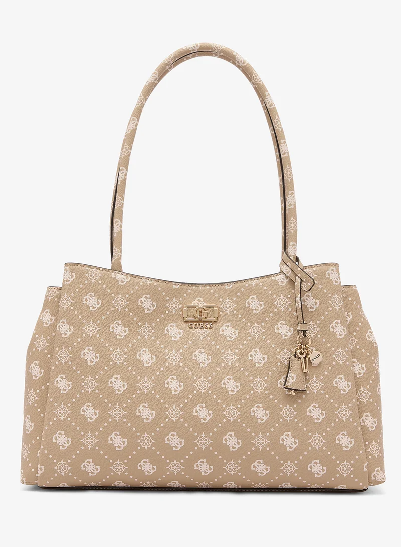Emelie Logo Girlfriend Tote Bag