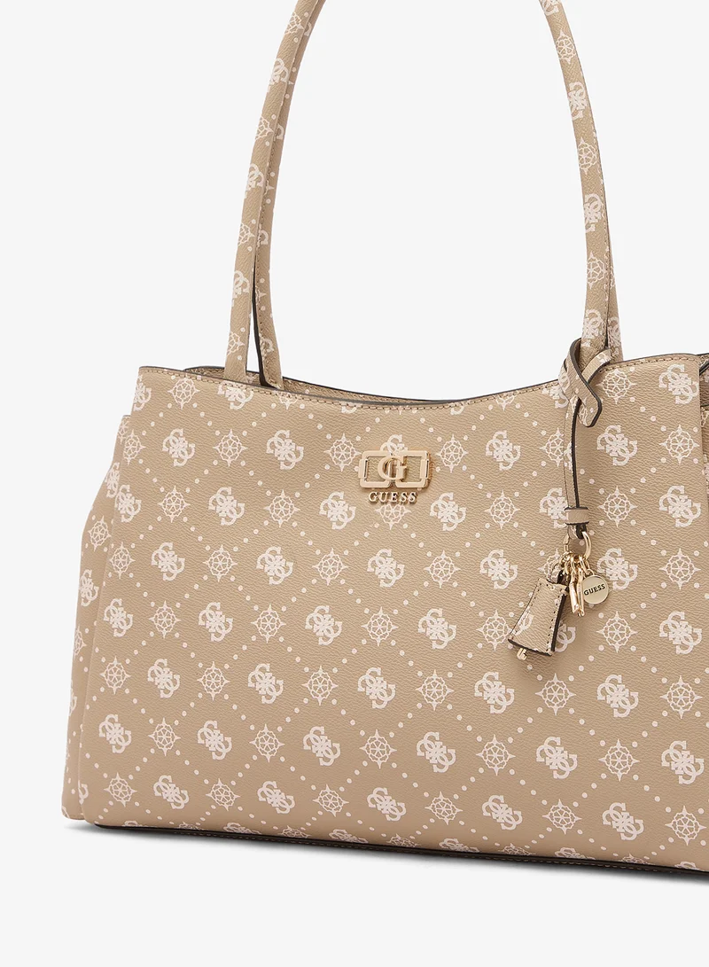 Guess  Emelie Logo Girlfriend Tote Bag for Women | Best Price UAE