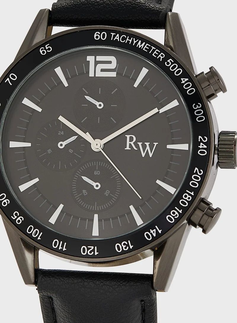 Robert Wood Watch And Bracelet Gift Set