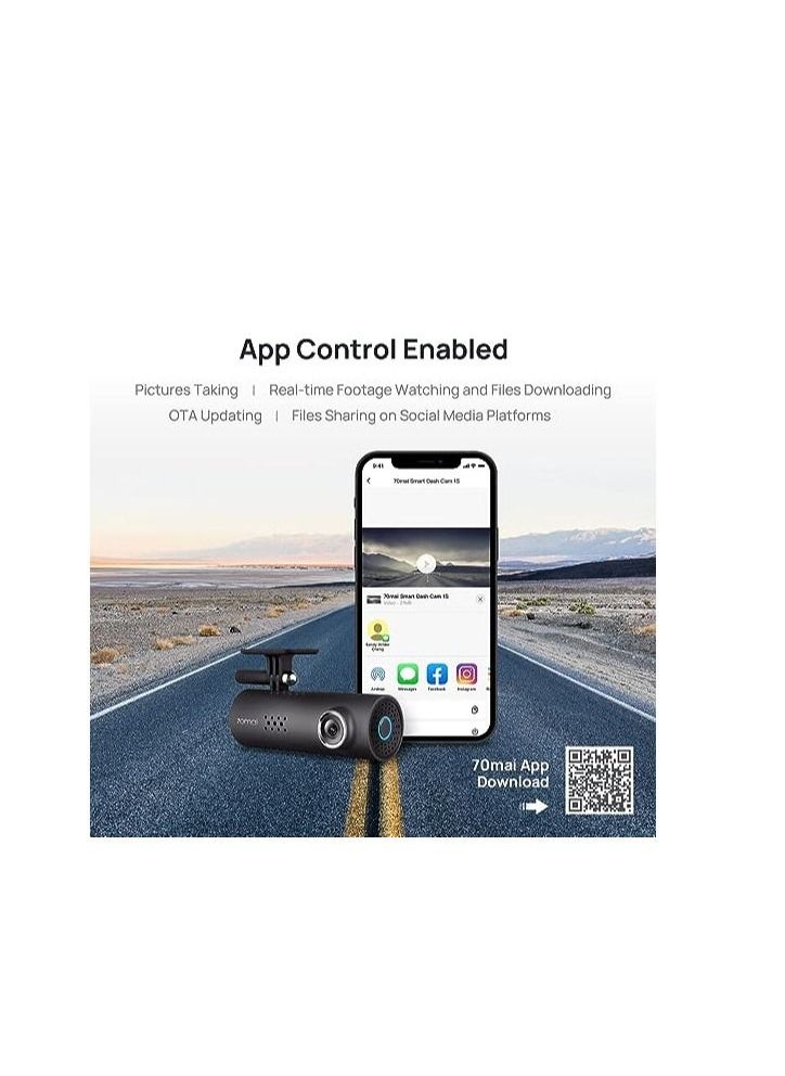 70mai D06 Dash Cam - High-Resolution Car Surveillance Camera