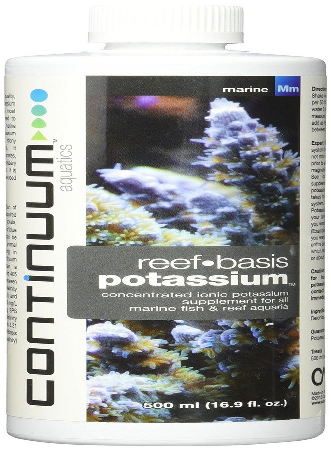 Continuum Aquatics ACO30521 Reef Basis Potassium Liquid for Aquarium, 16.9-Ounce - Image 1