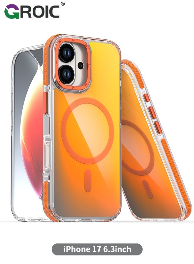GROIC iPhone 17 Case,iPhone 17 Magnetic Case with MagSafe, Full Lens Protection,Case for iPhone 17 ,Shockproof Phone Cover for iPhone 17 6.3'',iPhone 17 Phone Shell - Image 1