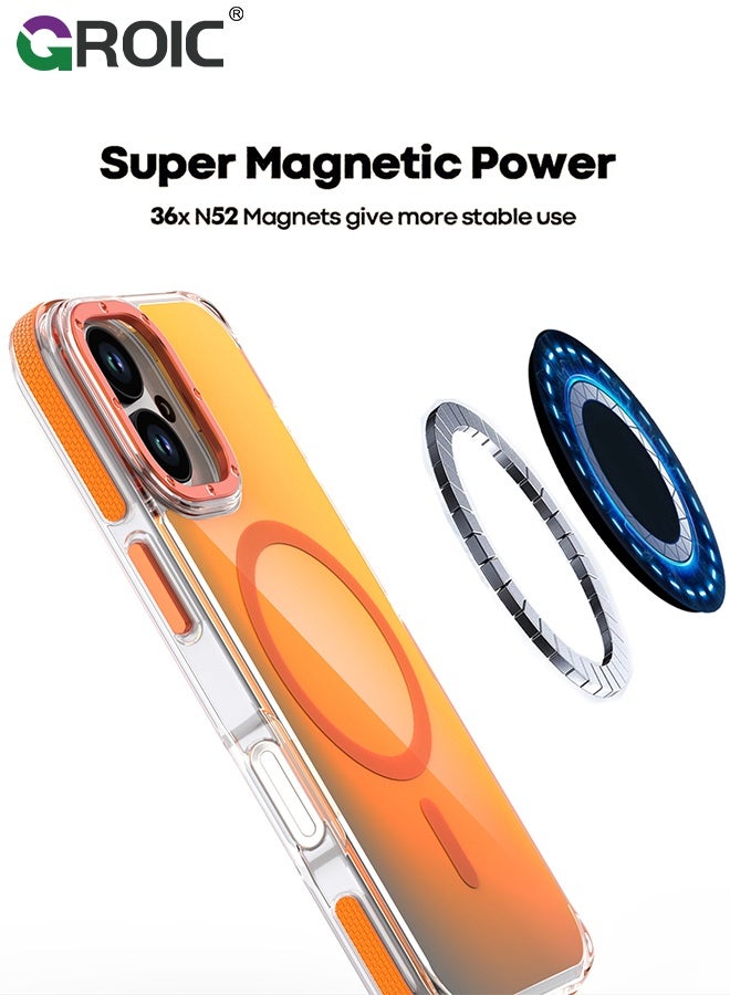 GROIC iPhone 17 Case,iPhone 17 Magnetic Case with MagSafe, Full Lens Protection,Case for iPhone 17 ,Shockproof Phone Cover for iPhone 17 6.3'',iPhone 17 Phone Shell - Image 5