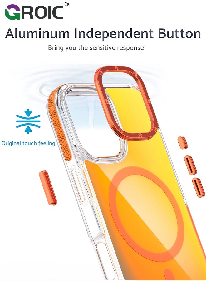 GROIC iPhone 17 Case,iPhone 17 Magnetic Case with MagSafe, Full Lens Protection,Case for iPhone 17 ,Shockproof Phone Cover for iPhone 17 6.3'',iPhone 17 Phone Shell - Image 2
