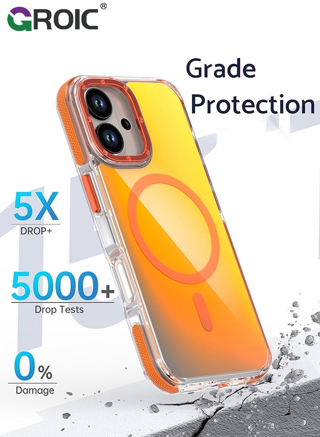 GROIC iPhone 17 Case,iPhone 17 Magnetic Case with MagSafe, Full Lens Protection,Case for iPhone 17 ,Shockproof Phone Cover for iPhone 17 6.3'',iPhone 17 Phone Shell - Image 4