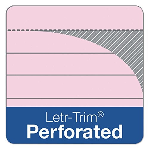TOPS Prism Plus Legal Pad, 5 x 8 Inches, Perforated, Pink, Narrow Rule, 50 Sheets per Writing Pad, 100% Recycled, 12 Pack (63050) - Image 4