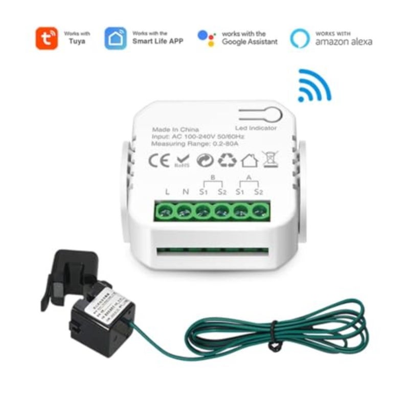 Smart Electricity Meter, Multi-function WiFi Smart Meter, Electricity Usage Monitor, Digital Power Consumption Monitor, Household Power Monitor, Calibration Function, Power Monitoring, Smart Home - Image 2