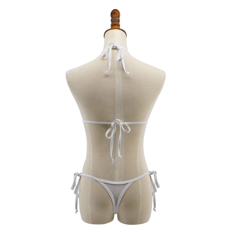 SHERRYLO See Thru Thong Bikini Extreme Sheer Micro Bikinis Mesh Sheer When Wet Swimsuit See Through Bathing Suit Lingerie - Image 4