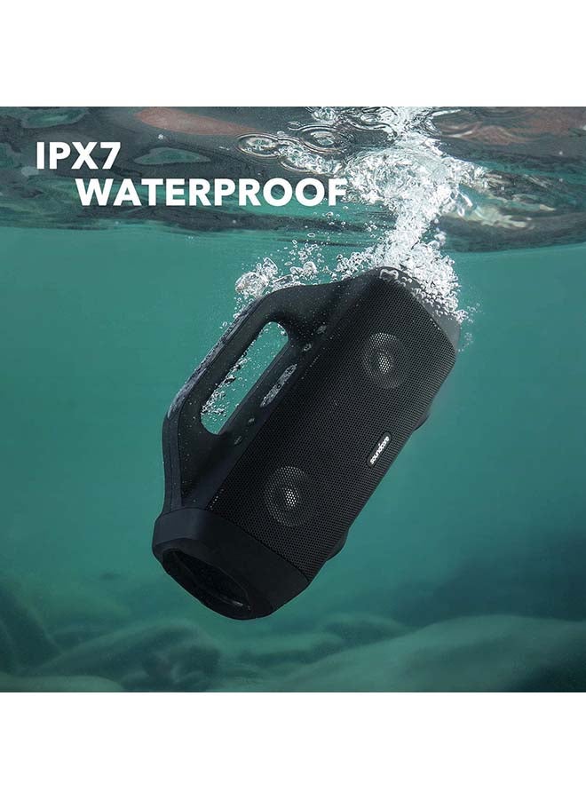 Soundcore Motion Boom Outdoor Speaker with Titanium Drivers, BassUp Technology, IPX7 Waterproof, 24H Playtime, Soundcore App, Built-In Handle, Portable Bluetooth Speaker for Outdoors, Camping Black - Image 5