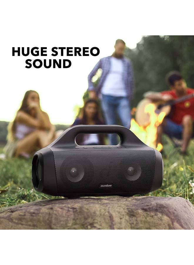 Soundcore Motion Boom Outdoor Speaker with Titanium Drivers, BassUp Technology, IPX7 Waterproof, 24H Playtime, Soundcore App, Built-In Handle, Portable Bluetooth Speaker for Outdoors, Camping Black - Image 3