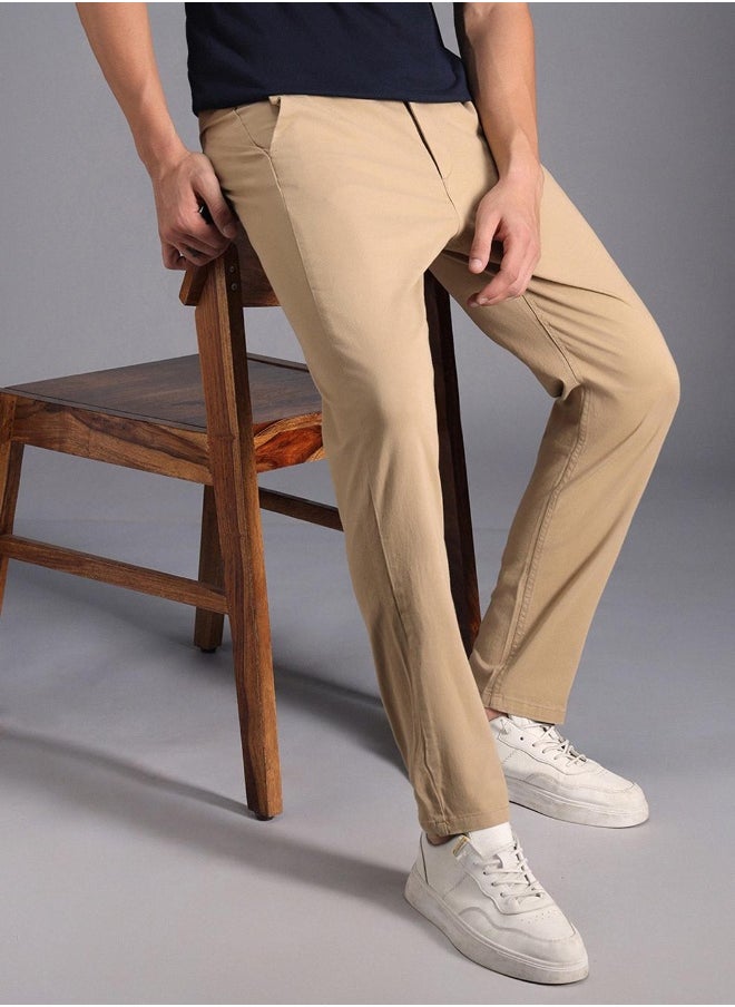 HIGH STAR - Men Khaki Trousers - Image 1