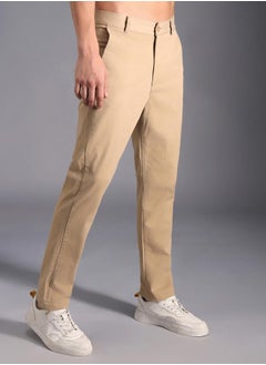 HIGH STAR Men Khaki Trousers  - Image 3