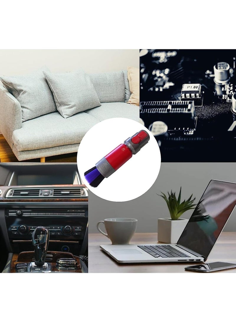Ultra-Soft Traceless Self-Cleaning Vacuum Cleaner Brush Attachment for Screens, Keyboards & Furniture - Image 3