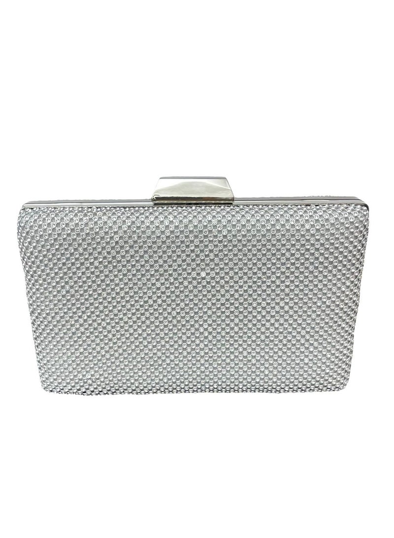 Vbranda Crystal Evening Clutch Bag with Chain Strap VS-34-GOLD - Image 3