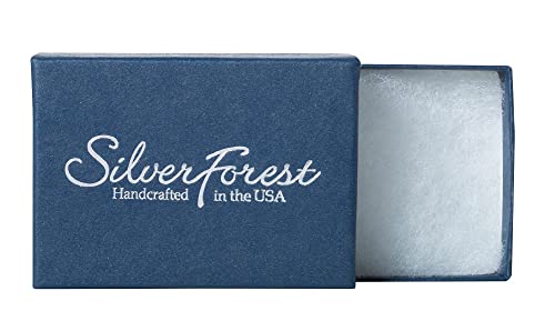 Silver Forest Hammered Heart Dangle Earrings Ne-0395 - Image 3