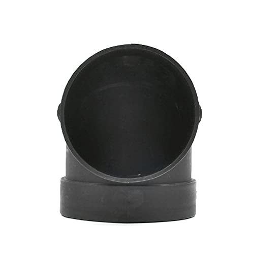 CYDZSW 75mm/3inch Diesel Air Heater Duct Connector,Ducting Pipe Outlet Connector for Diesel Air Parking Caravan Heaters,High Temperature Resistance,L Shape Elbow,Black(75mm) - Image 4