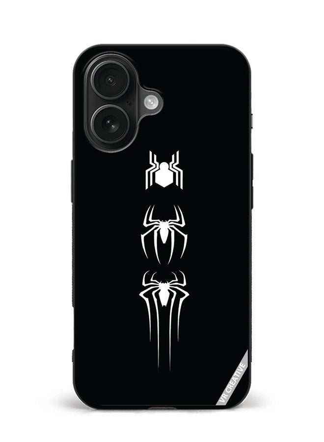 Protective Case Cover For Apple iPhone 16 Plus Spiderman Design Multicolour