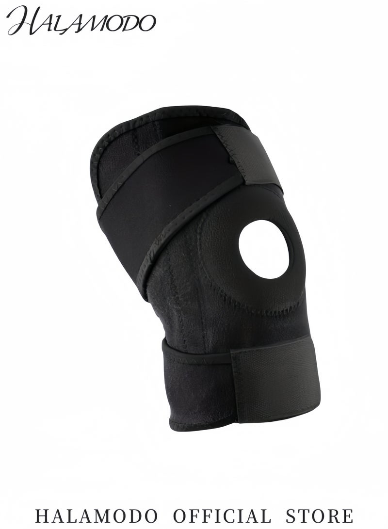 1PC Knee Brace for Men & Women Patellar Tendon Support Strap Open Patella Stabilizer with Adjustable Straps Knee Pads Support Knee Brace for Meniscus Tear Knee Compression Sleeve for Knee Pain