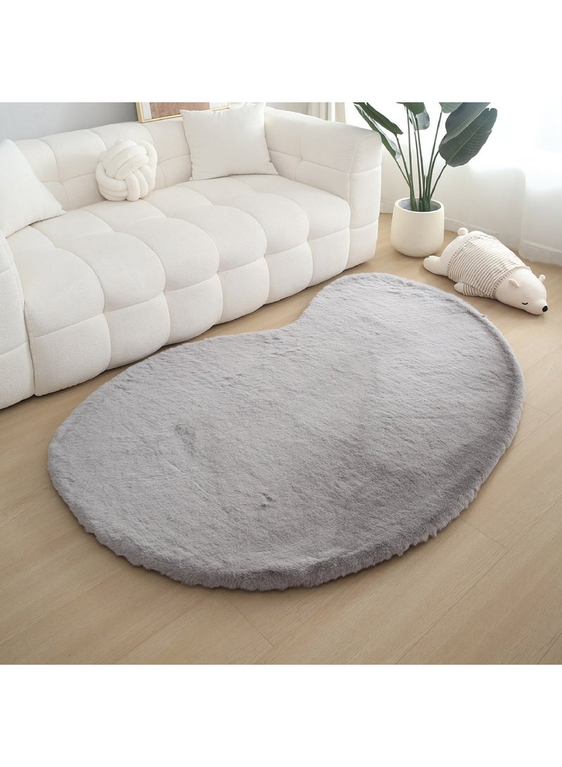 Home Box Luxy Bliss Faux Rabbit Fur Rug 180 x 120 cm - Image 1