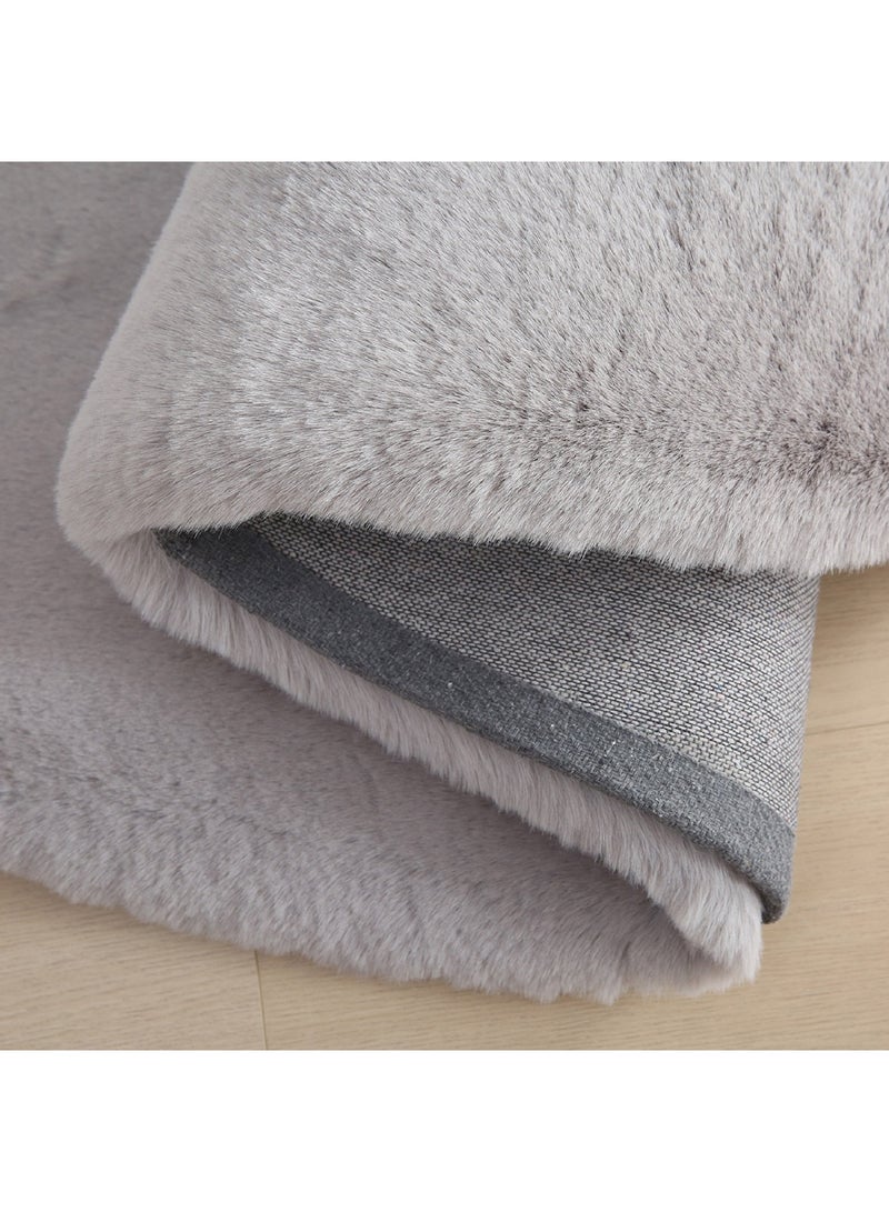 Home Box Luxy Bliss Faux Rabbit Fur Rug 180 x 120 cm - Image 2