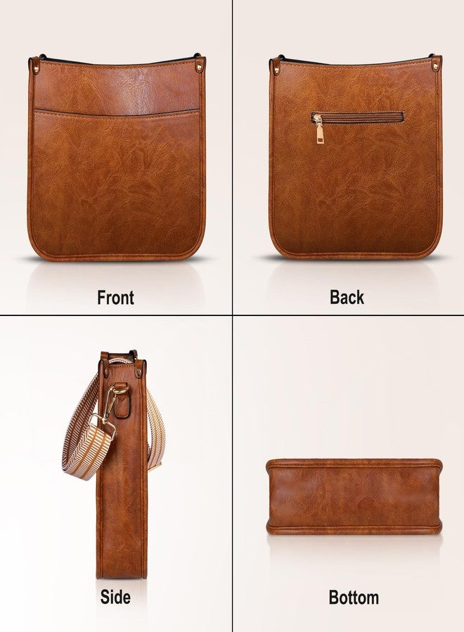 ISEYOU Crossbody Bags for Women, Vegan Leather Crossbody Purse with 2PCS Adjustable Strap, Trendy Cross Body Bag with Zipper, Multiple Pockets Handbags Shoulder Bag for Daily Work Travel - Image 4