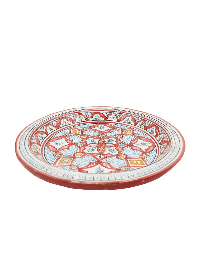 Antique Museum Moroccan Handmade Hand painted Dinner Plate 50 cm  - Image 2