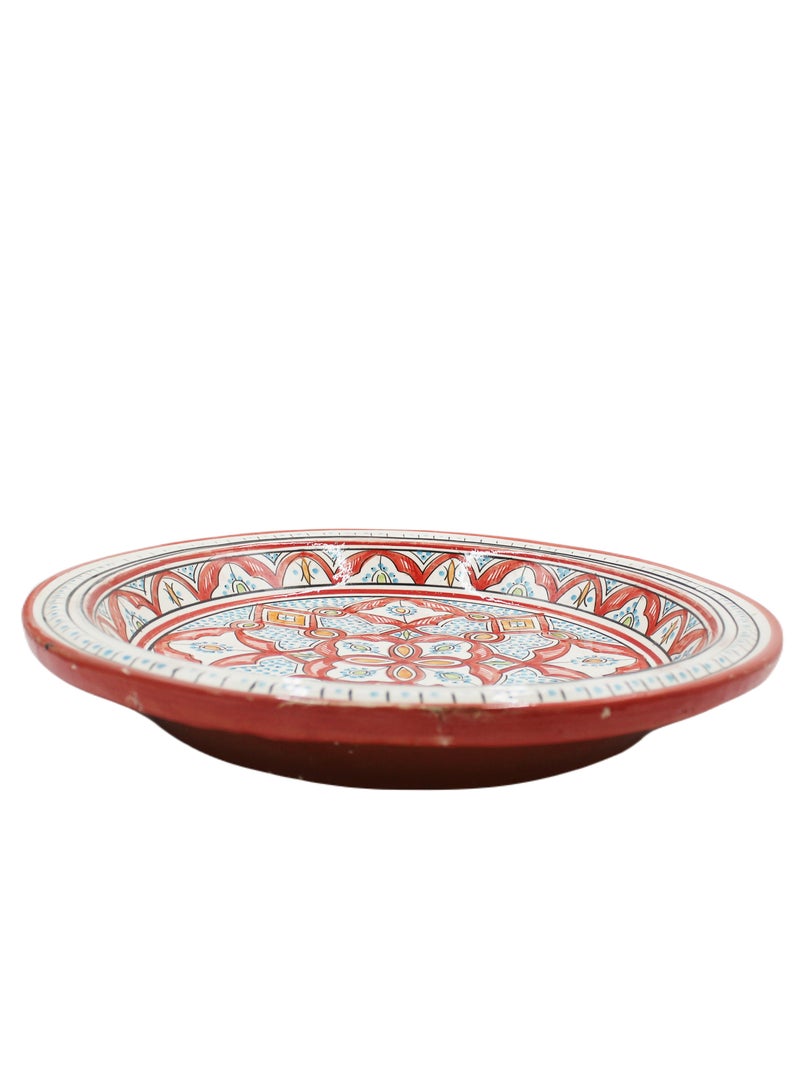 Antique Museum Moroccan Handmade Hand painted Dinner Plate 50 cm  - Image 3