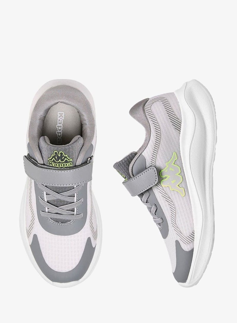 Kappa Boys' Logo Print Sport Shoes with Hook and Loop Closure - Image 1
