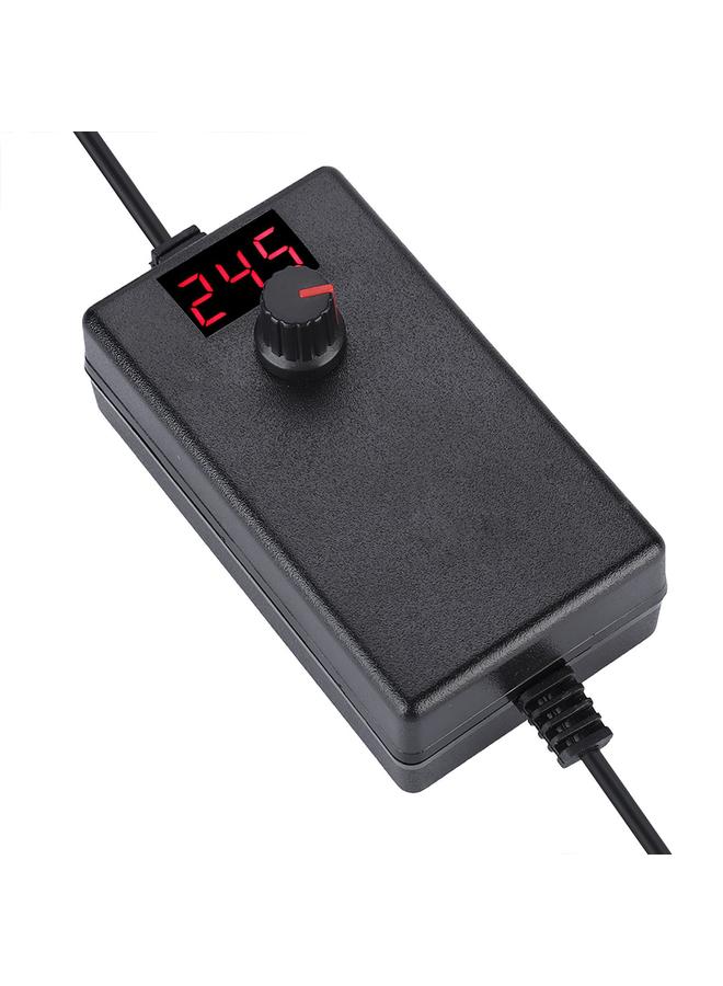 24W 9-24V LED Digital Display Voltage Adjustable Dimmable Power Adapter