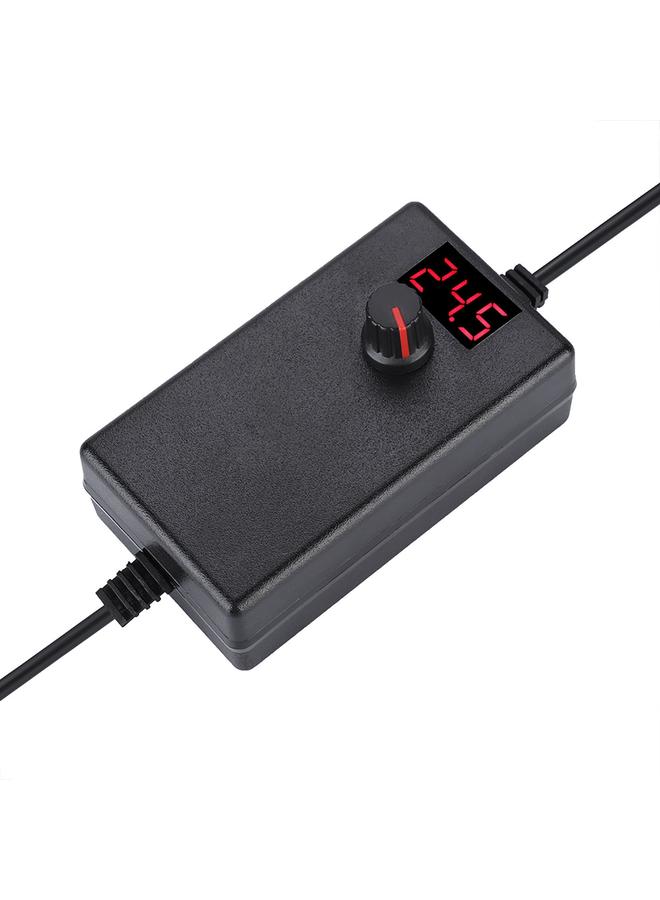 24W 9-24V LED Digital Display Voltage Adjustable Dimmable Power Adapter