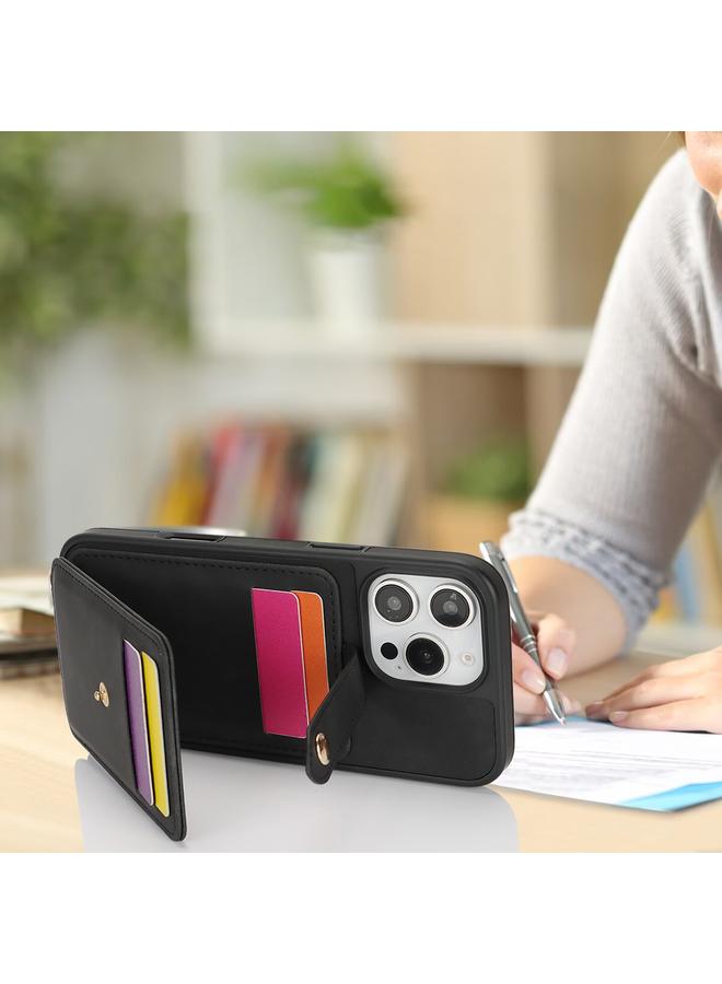 S-TOP Case For iPhone 15 Pro Crossbody Skin Card Bag Lanyard Phone Case - Image 4