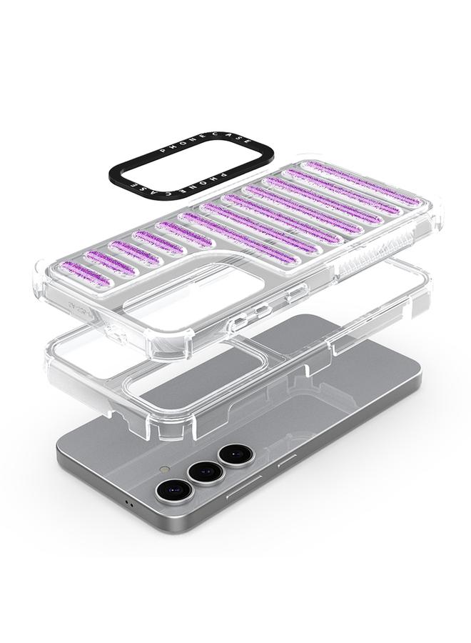 اس-توب جراب لهاتف Samsung Galaxy S25+ 5G كبسولة لامعة من مادة TPU الهجينة المصنوعة من مادة البولي كربونات الهوائية - Image 3